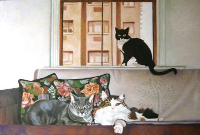 Dahlia, Kitsya and Shadow