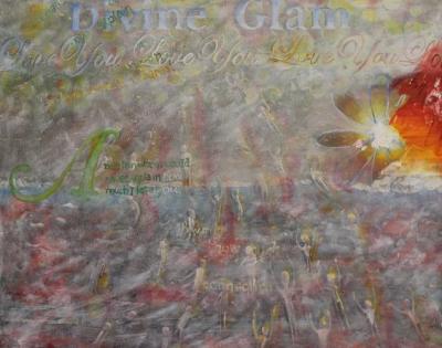 Divine Glam Coming Down, Going Up Oil on Canvas 16 x 20” $499.99