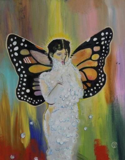 Smallta Oil on Canvas 12x16 Commission by toronto freelance artist Cynthia van Leeuwen